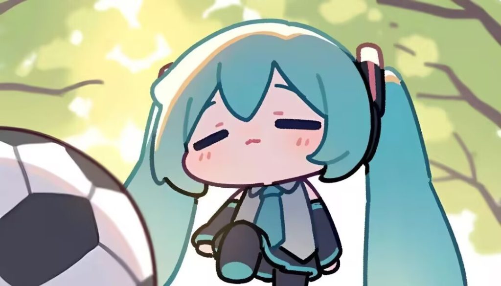 JavaScript 核心基础博客封面图,初音未来